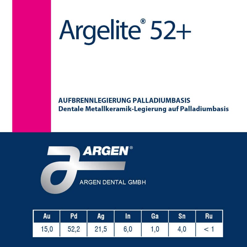 Argelite 52+ – ARGEN Dental, Legierungen und Lote