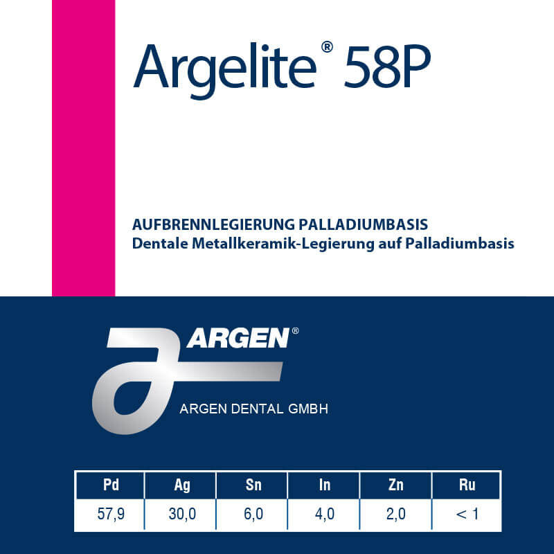 Argelite 58 P – ARGEN Dental, Alloys and Solders