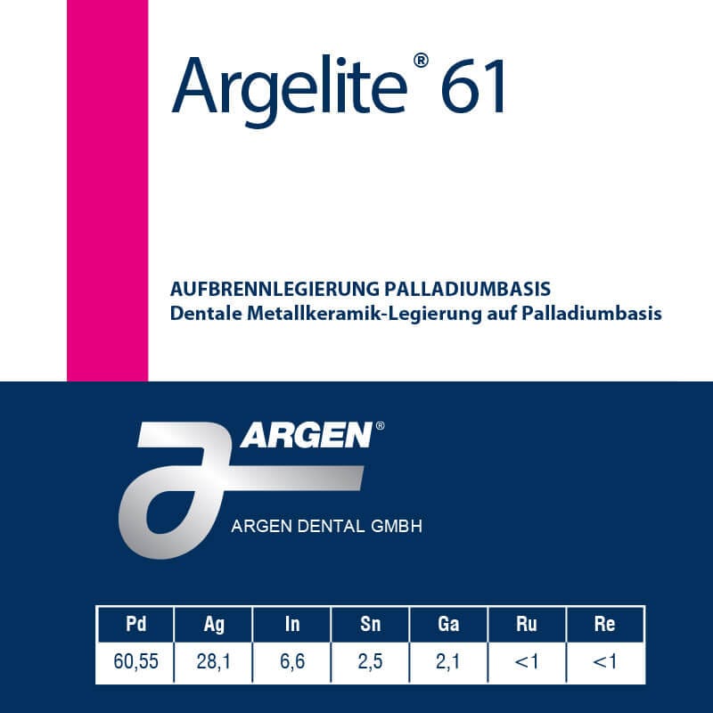 Argelite 61 – ARGEN Dental, Alloys and Solders