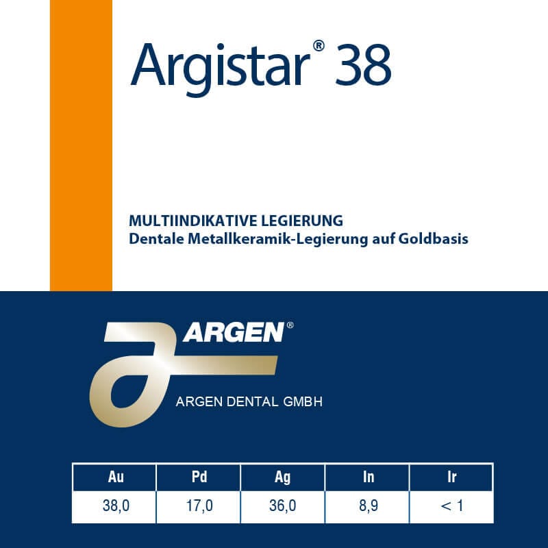 Argistar 38 – ARGEN Dental, Legierungen und Lote