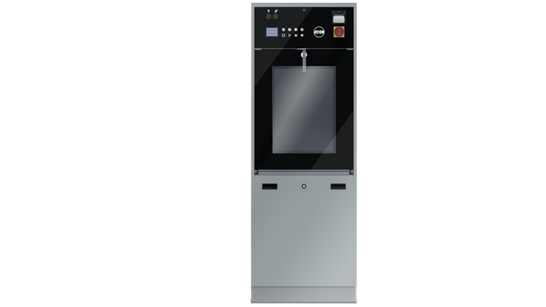 Laveur-désinfecteur à porte unique manuelle en verre et système de séchage