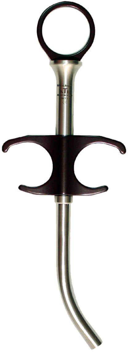 Entonnoir à os coudé – 6,0 mm