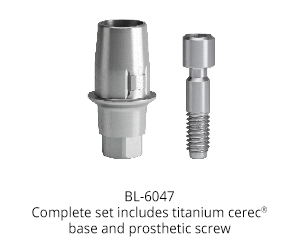 Base in Titanio Cerec EL / BL