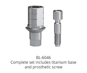 Base in titanio per Zirconia – C-TECH IMPLANT srl, Implantatkomponenten & Abutments