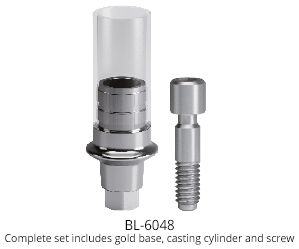 EL/BL Gold castable abutment