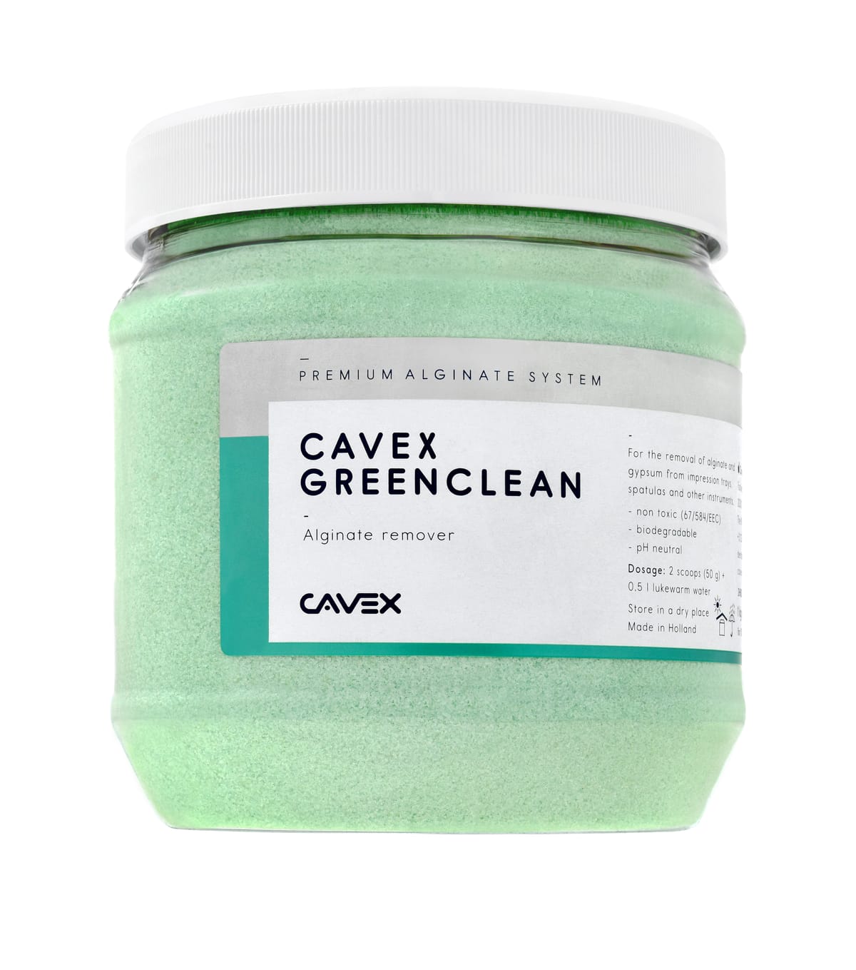 Cavex GreenClean HA003 – Cavex Holland BV, Alginate / Plaster / Cement Removers