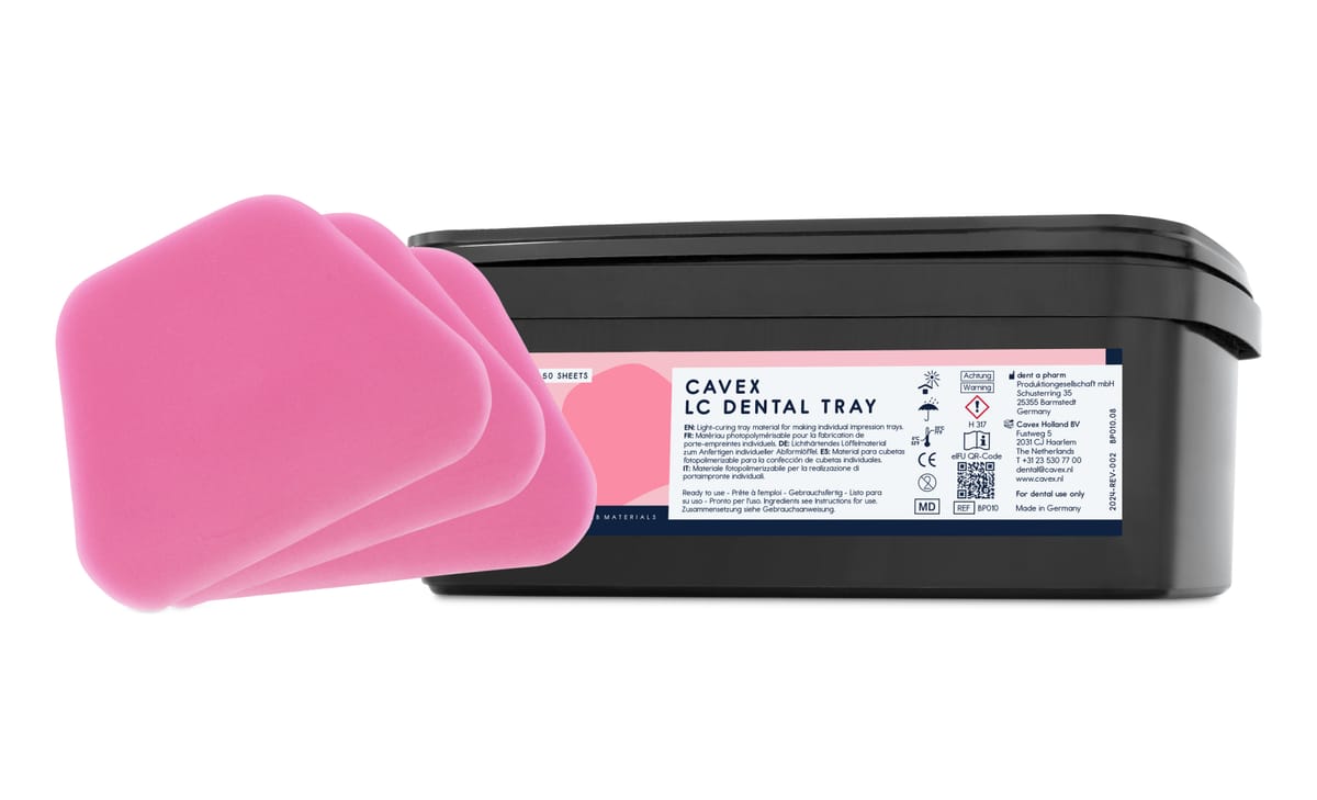 Cavex Dental Trays – Cavex Holland BV, Light-Curing Tray Materials