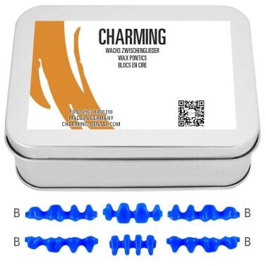 Zwischenglieder Set B (klein) – CHARMING Dentalprodukte GmbH, Wachse