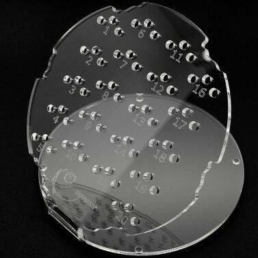 Bur Block CAD/CAM Ø 6,0 mm – CHARMING Dentalprodukte GmbH, Bohrerständer und Reinigung