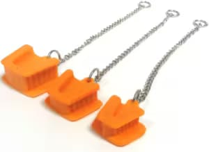McKesson Mouth Props With Chain Orange – Commic International Ltd., Surgical Instruments