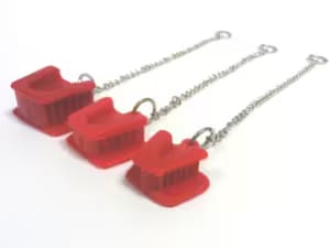 McKesson Mouth Props With Chain Red – Commic International Ltd., Surgical Instruments