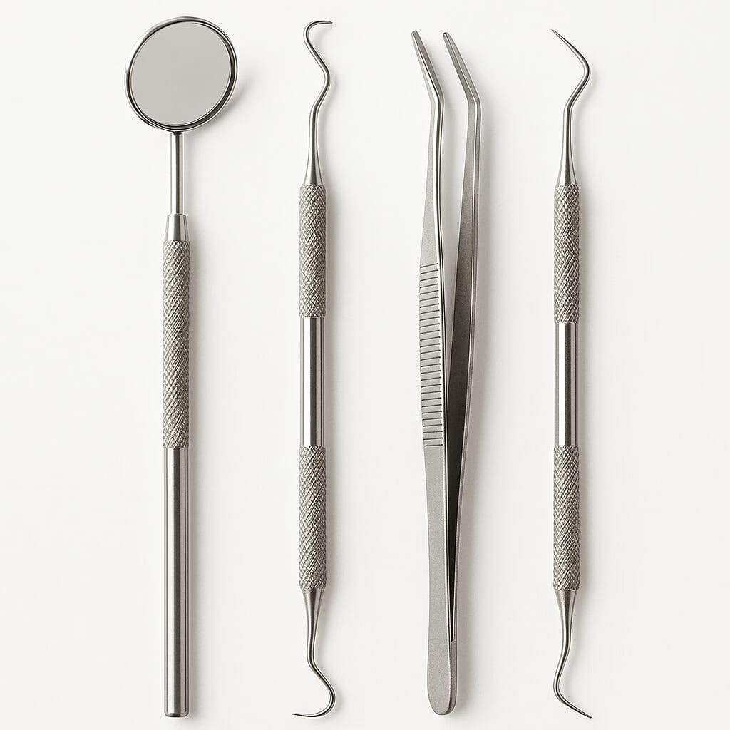 Dental Student Examination Instruments Kit (4pcs) – ComDent – Commic International Ltd., Sonden