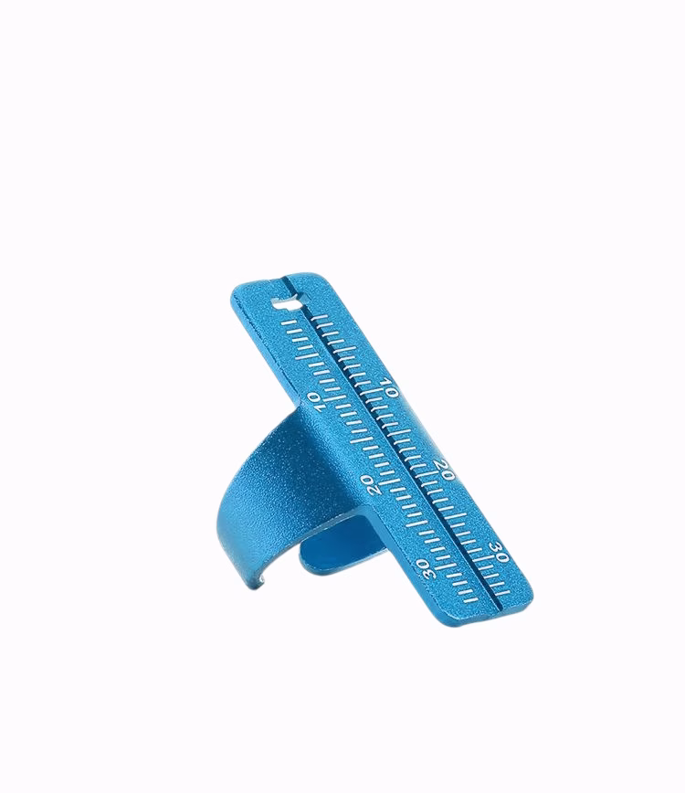 Endo Ruler 35mm, Finger Ruler, Span, Blue – ComDent