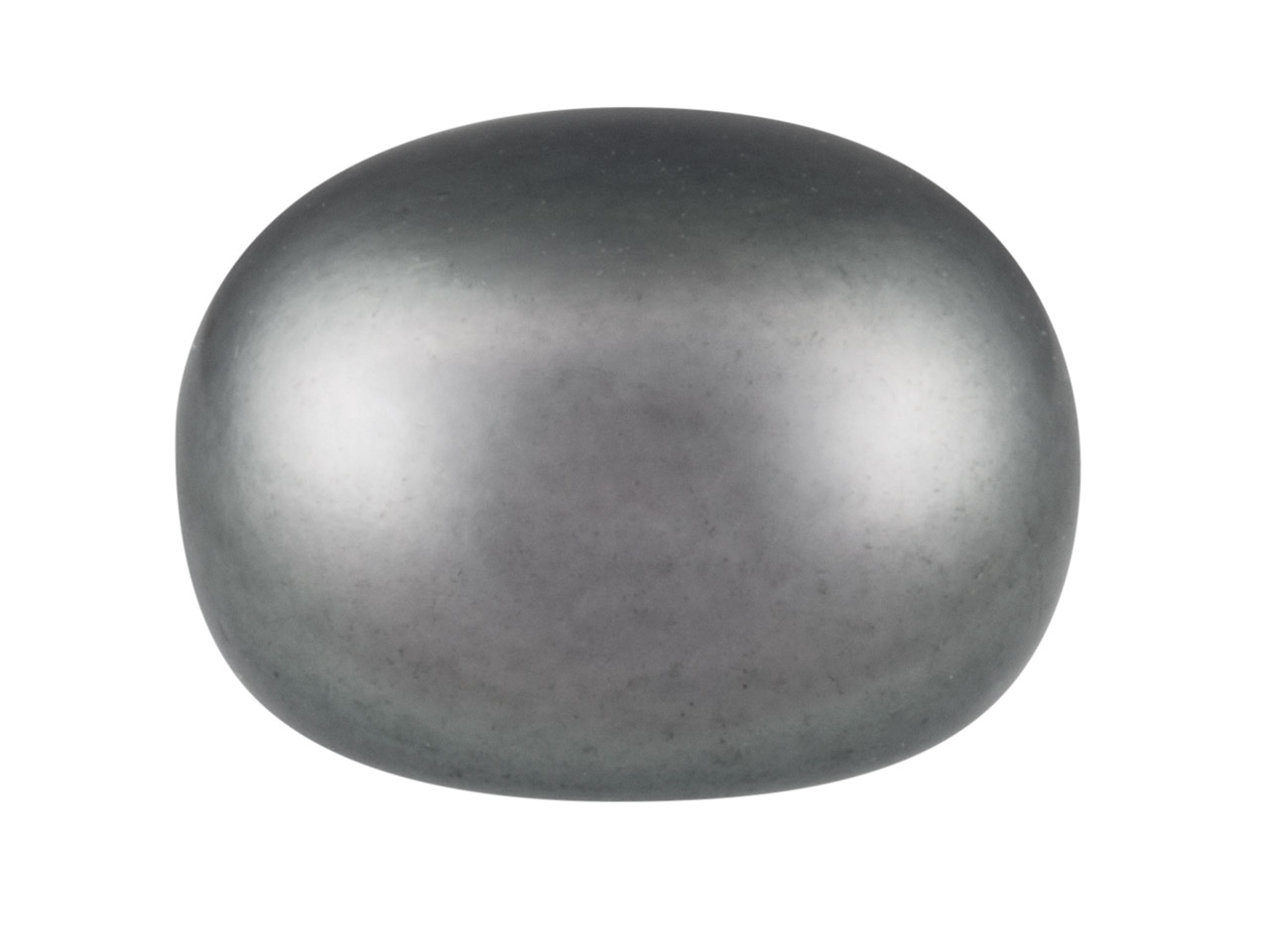 Cultured Pearls Pair Button Half Drilled 8.5-9mm, Peacock Grey, Freshwater