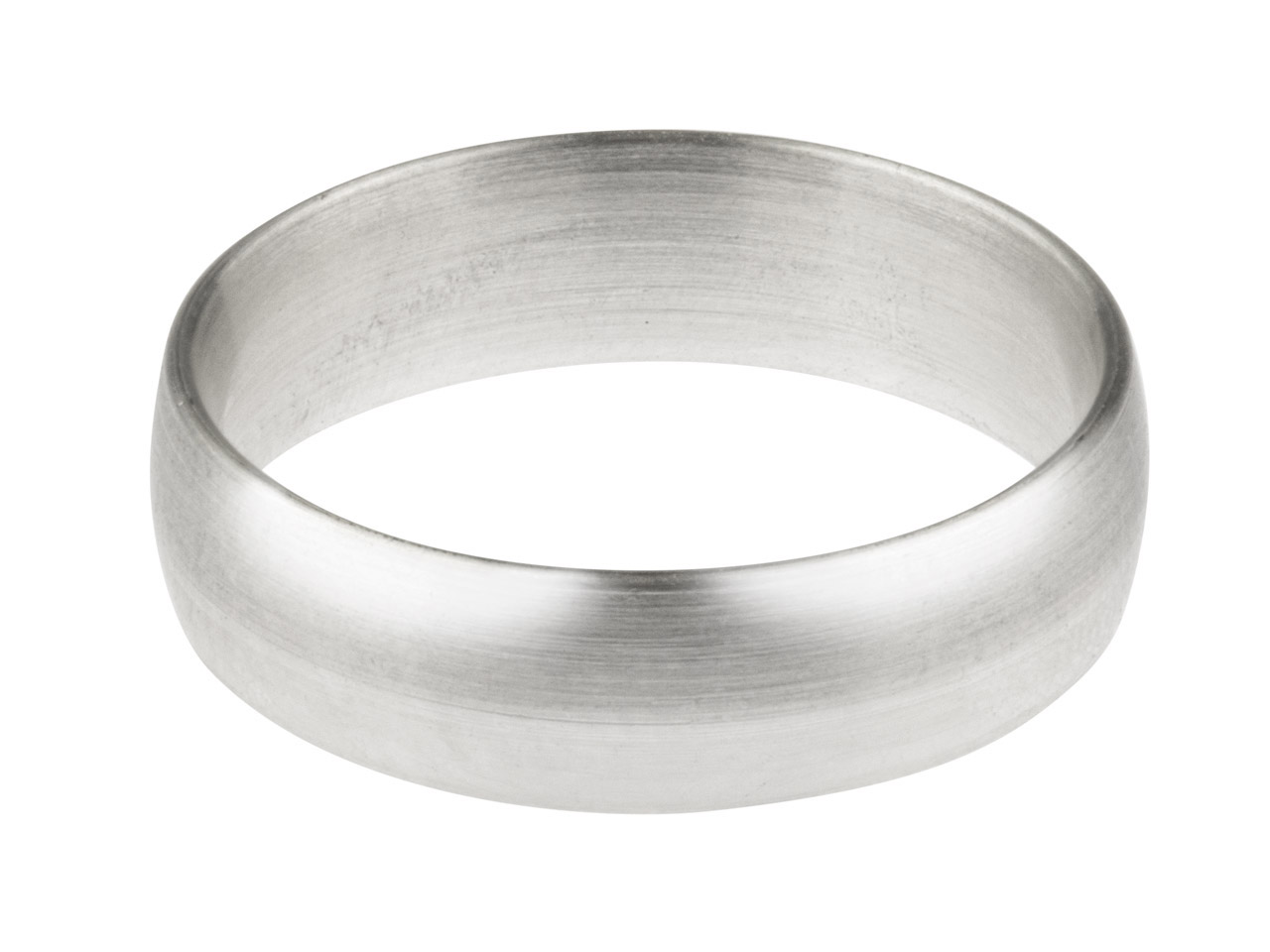 Platinum Blended Court Wedding Ring 4.0mm, Size W, 1.3mm Wall, Hallmarked, Wall Thickness 1.30mm