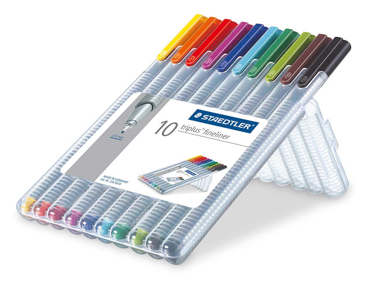 Staedtler Triplus Fineliner Pen Set Of 10 Colours – Staedtler