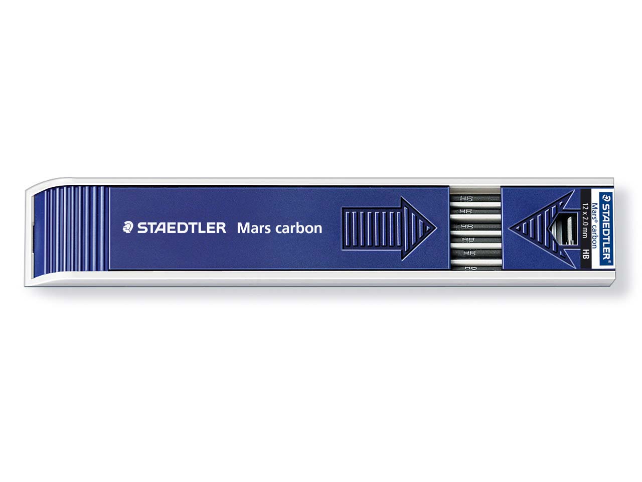 Staedtler Mars Carbon 2mm Replacement Leadset Of 12, HB
