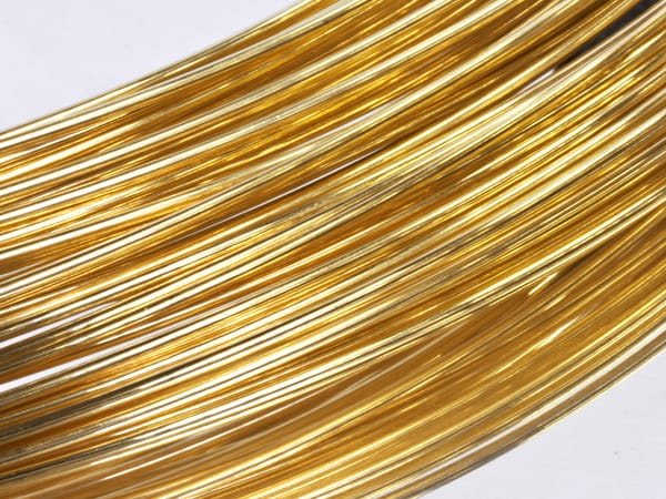 9ct Yellow Gold Round Wire 0.50mm, 100% Recycled Gold