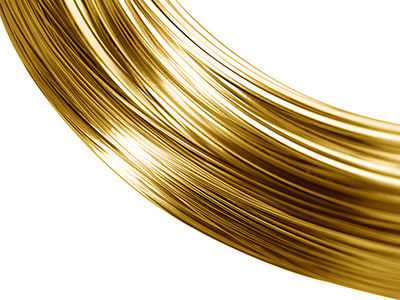 14ct Yellow Gold Round Wire 1.00mm, 100% Recycled Gold
