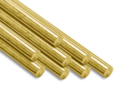 18ct Yellow Gold Round Pin Wire 1.50mm Fully Hard, Straight Lengths, 100% Recycled Gold
