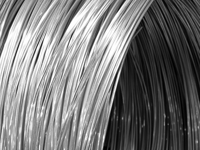 18ct White Gold Round Wire 2.00mm, 100% Recycled Gold