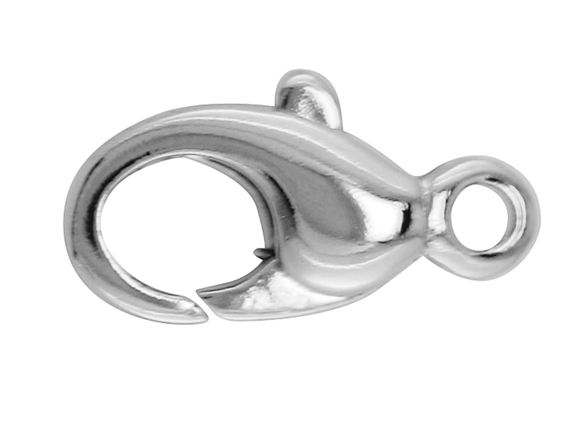 18ct White Gold 13mm Baroque Trigger A7011/1, 100% Recycled Gold – Cooksongold