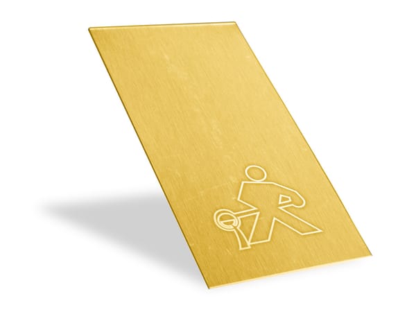 9ct Yellow Gold Solder Panel Medium 2g 100% Recycled Gold