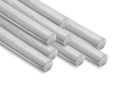 18ct White Gold Round Pin Wire 1.50mm Fully Hard, Straight Lengths, 100% Recycled Gold