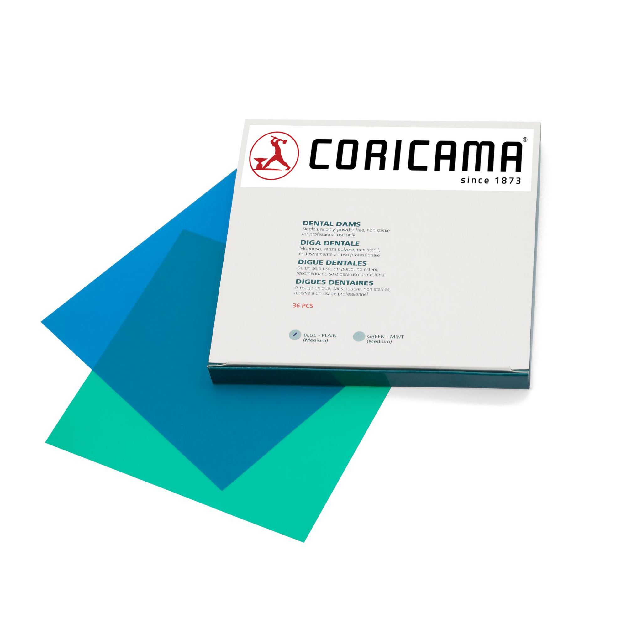 DENTAL DAM MEDIUM mm0.2 - BLUE