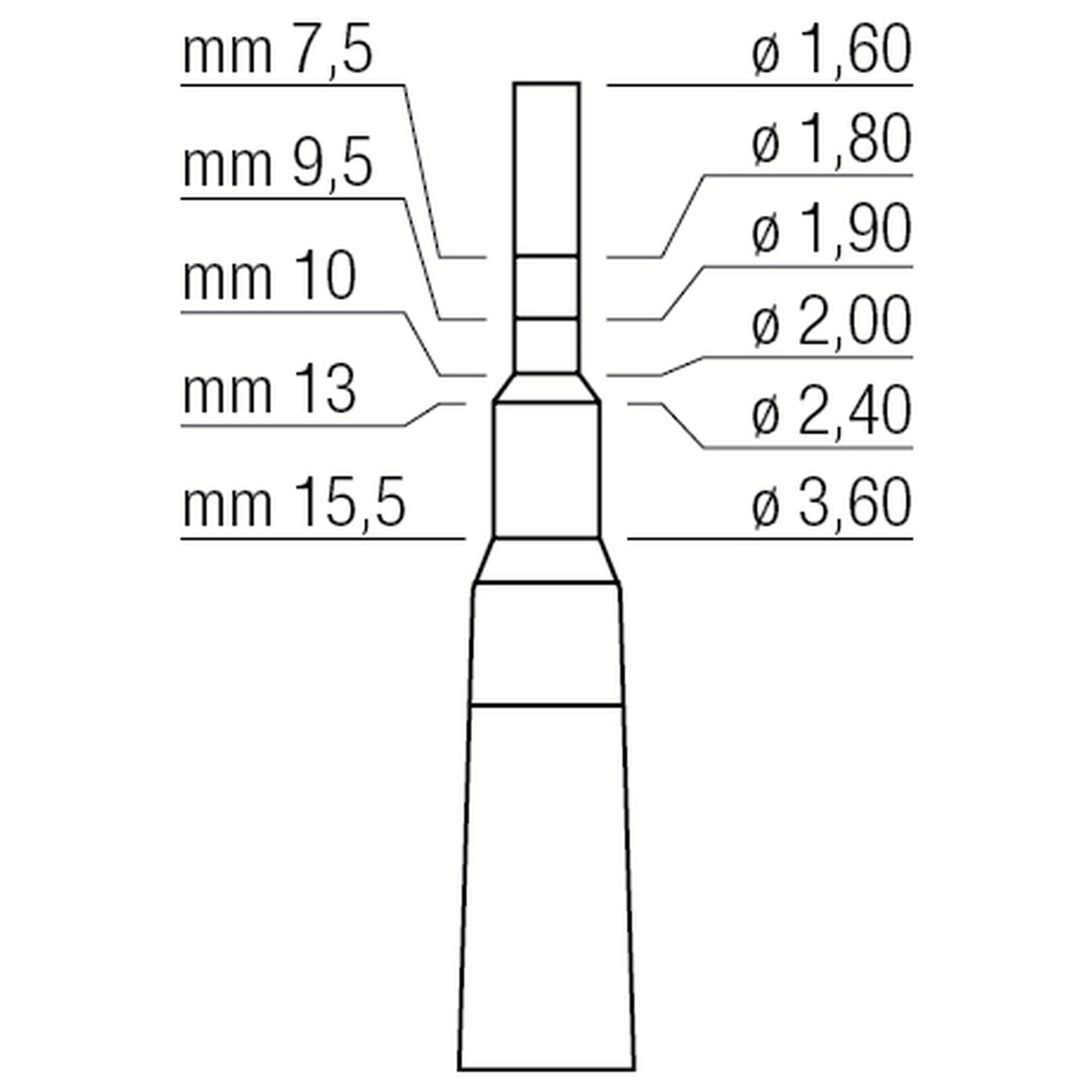 OSTEOTOME mm1.6/mm3.6