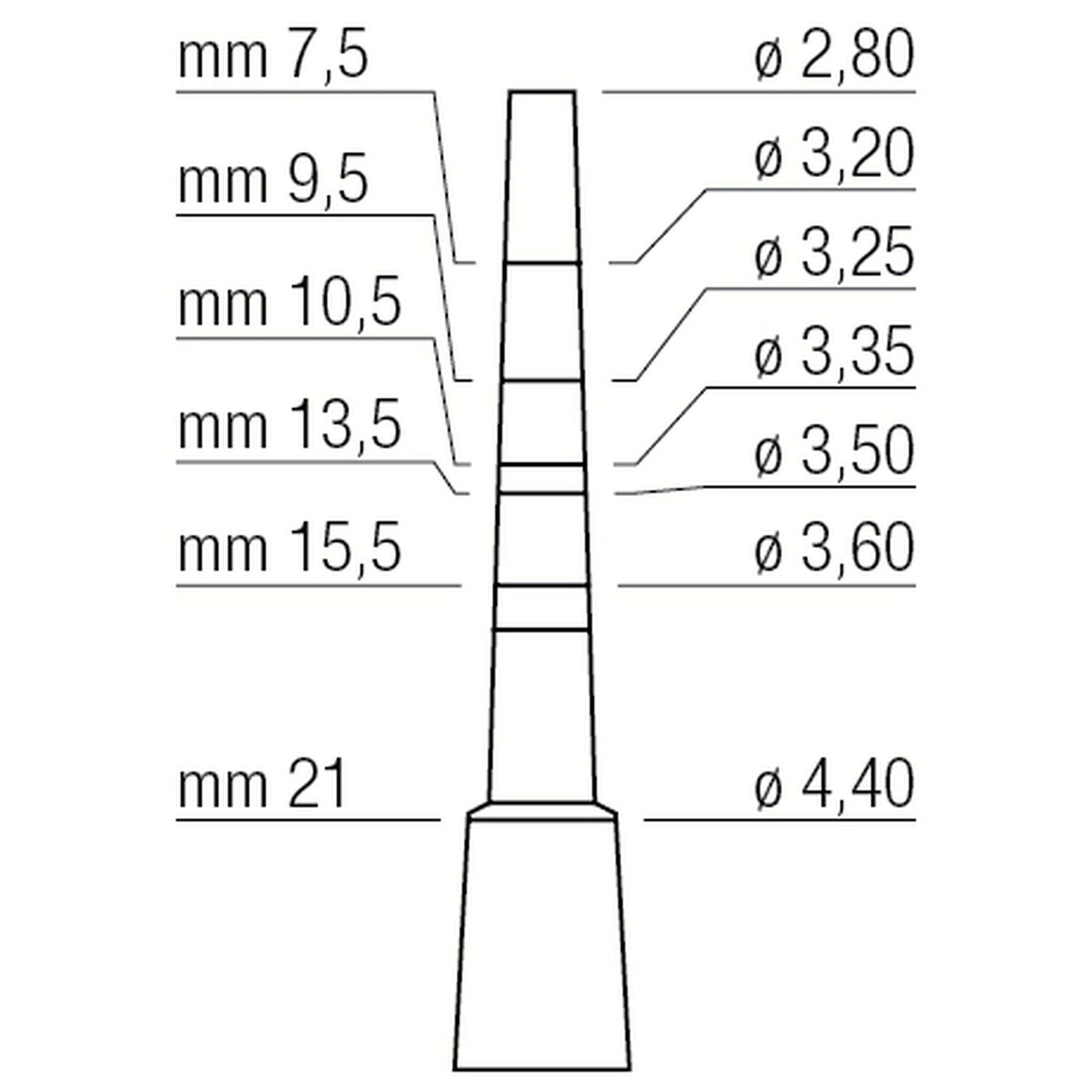OSTEOTOME mm2.8/mm4.4