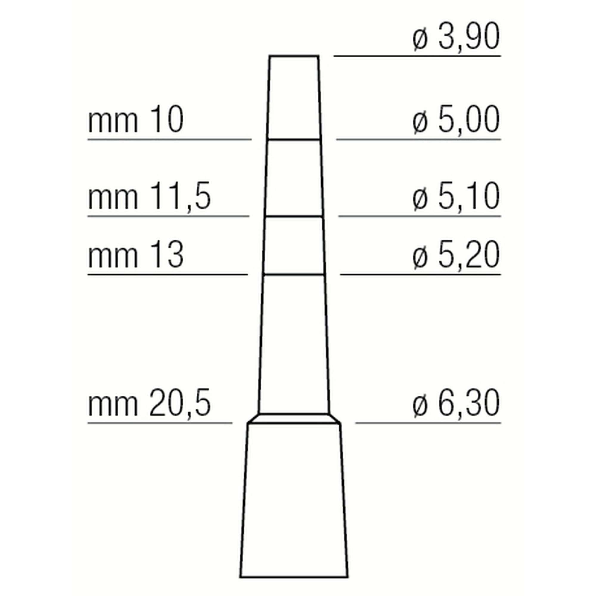 OSTEOTOME mm3.9/mm6.3