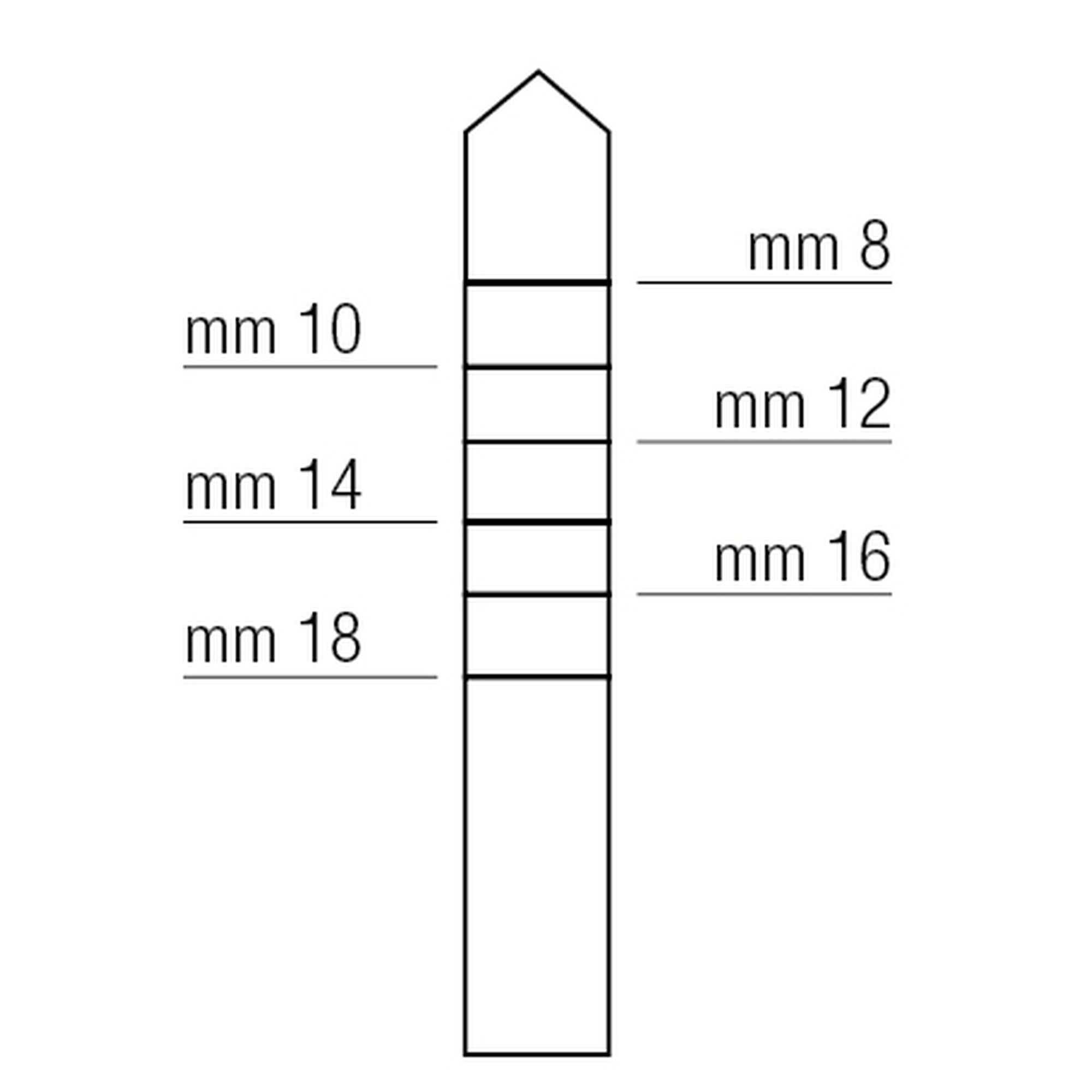 OSTEOTOME POINTED mm3.8