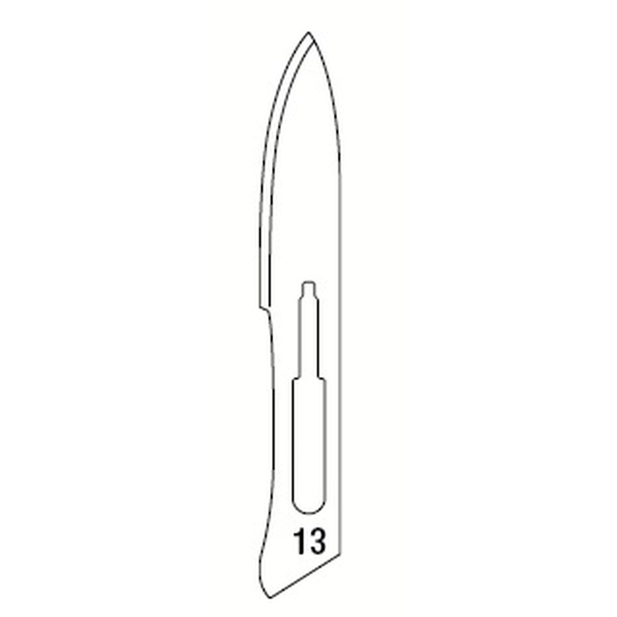 LAMES POUR BISTOURI N.13 - 100 pcs