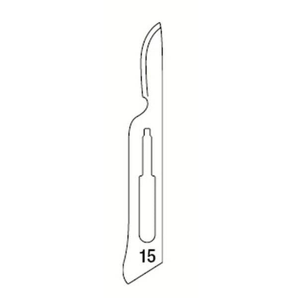 LAMES POUR BISTOURI N.15 - 100 pcs