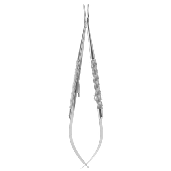 NEEDLE HOLDER CASTROVIEJO mm140 R CURVED 520330