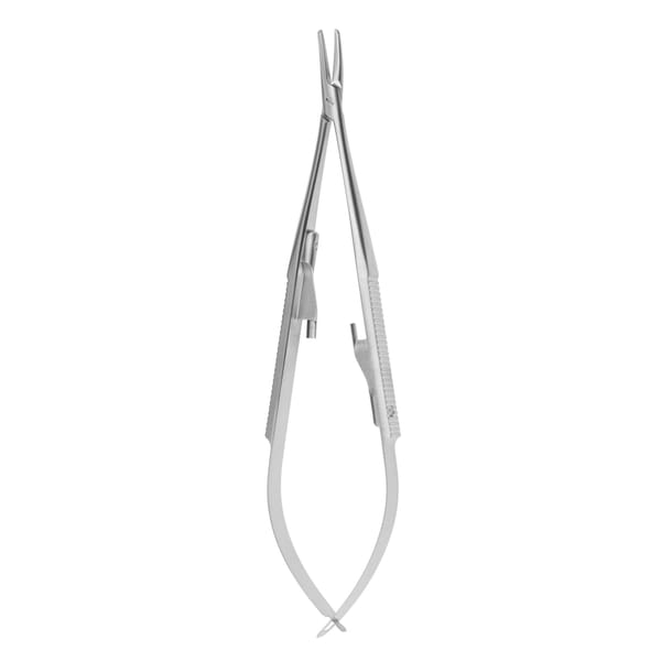 NEEDLE HOLDER CASTROVIEJO mm140 F CURVED 520430