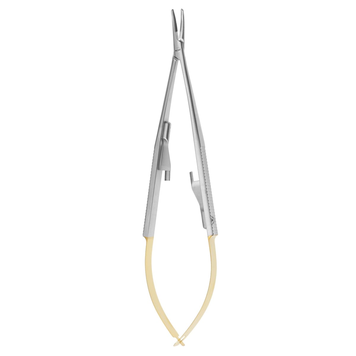 NEEDLE HOLDER CASTROVIEJO mm140 F CURVED TC 520431 – Coricama srl