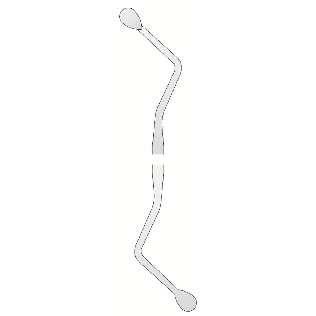 BONE CURETTE LUCAS N.88 582550 – Coricama srl, Chirurgische Instrumente