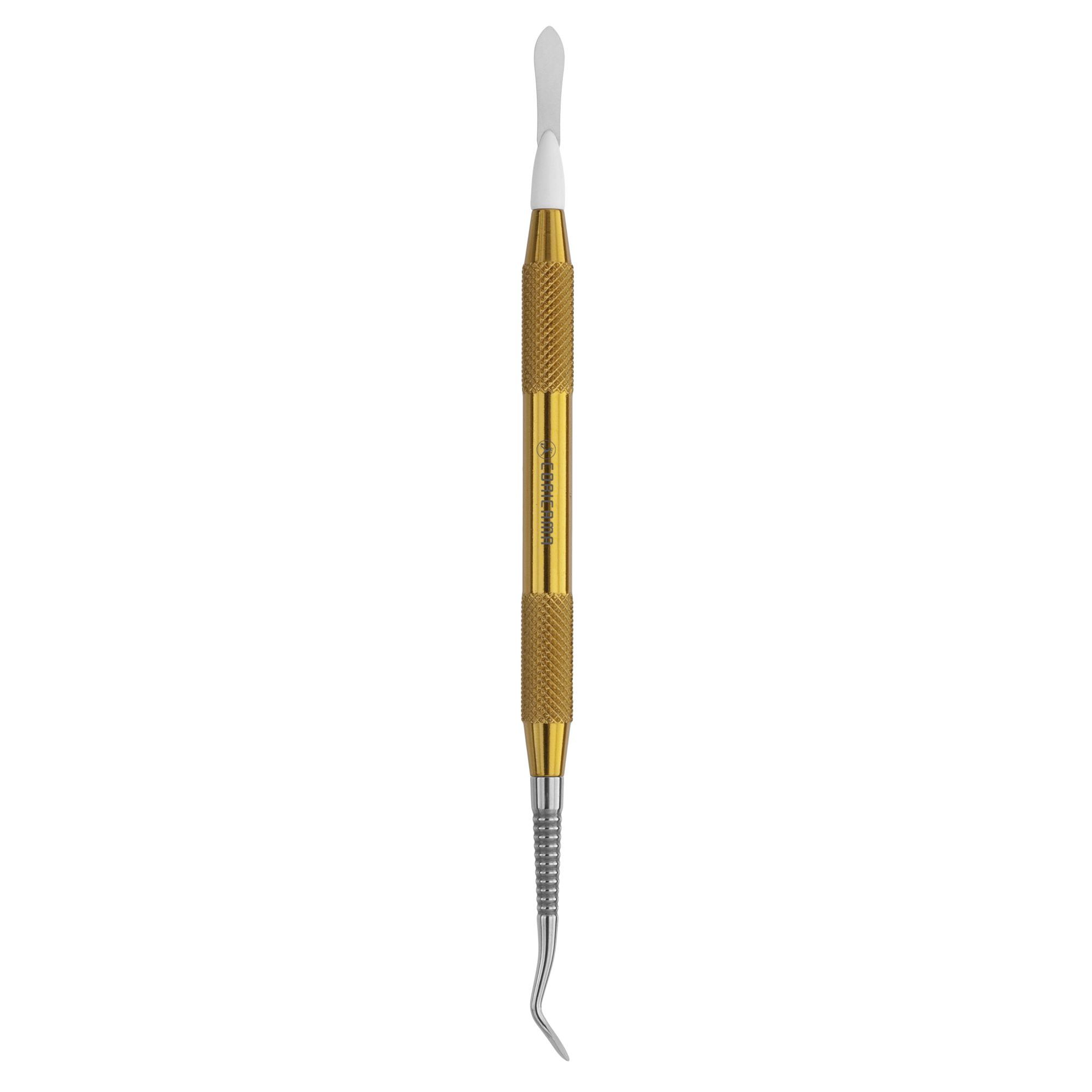 INSTRUMENT DE SCULPTURE DE CÉRAMIQUE DOUBLE-ENDED JAUNE