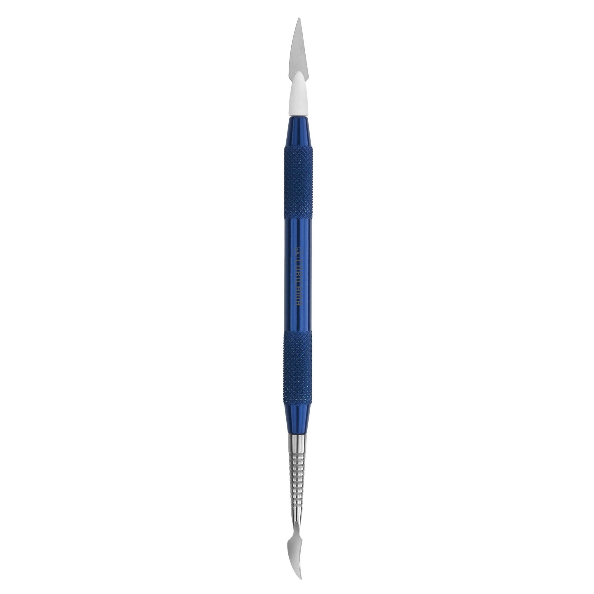INSTRUMENT DE SCULPTURE DE CÉRAMIQUE DOUBLE-ENDED BLEU