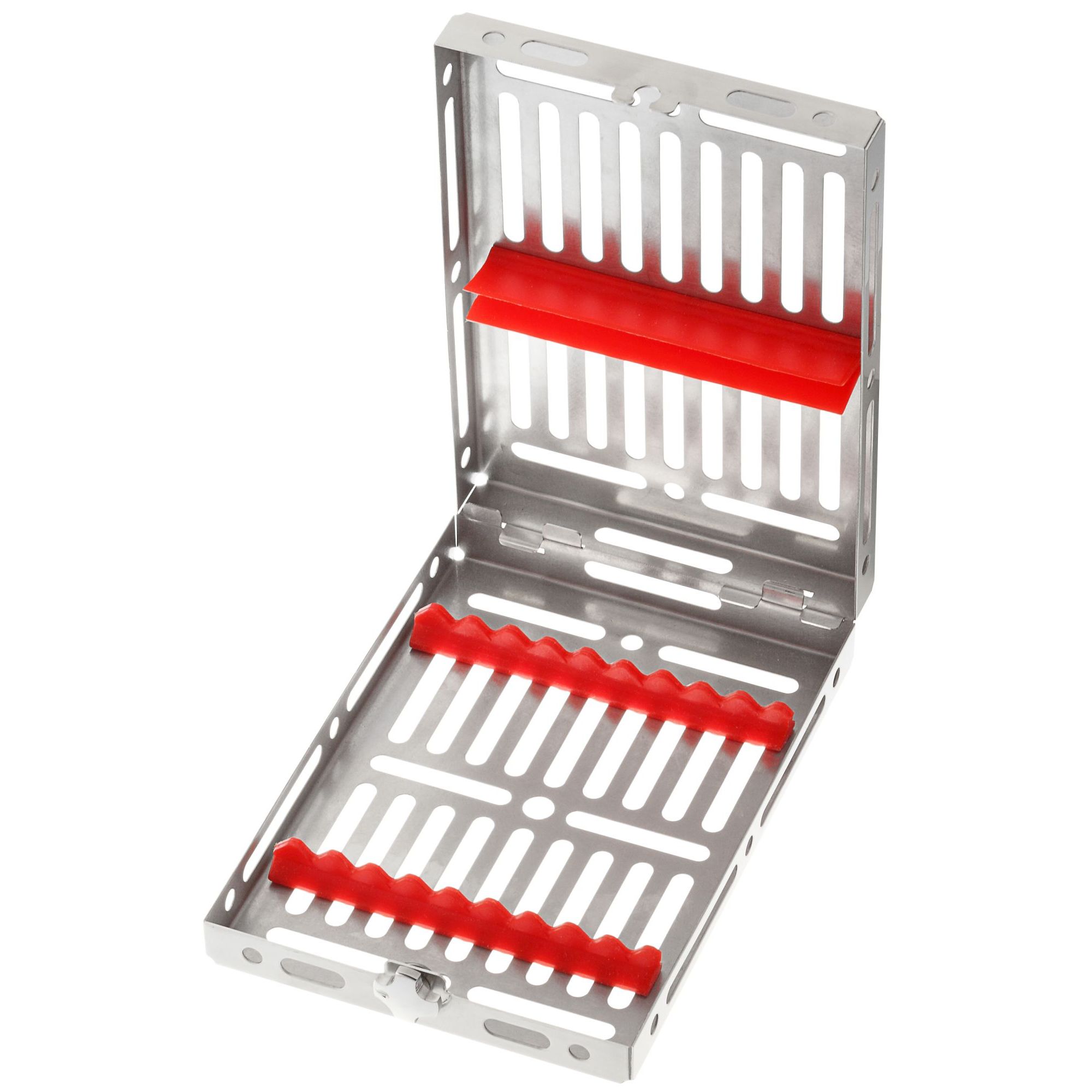 PLATEAU GAMMAFIX DOI ROUGE – Coricama srl, Sterilization Containers & Trays