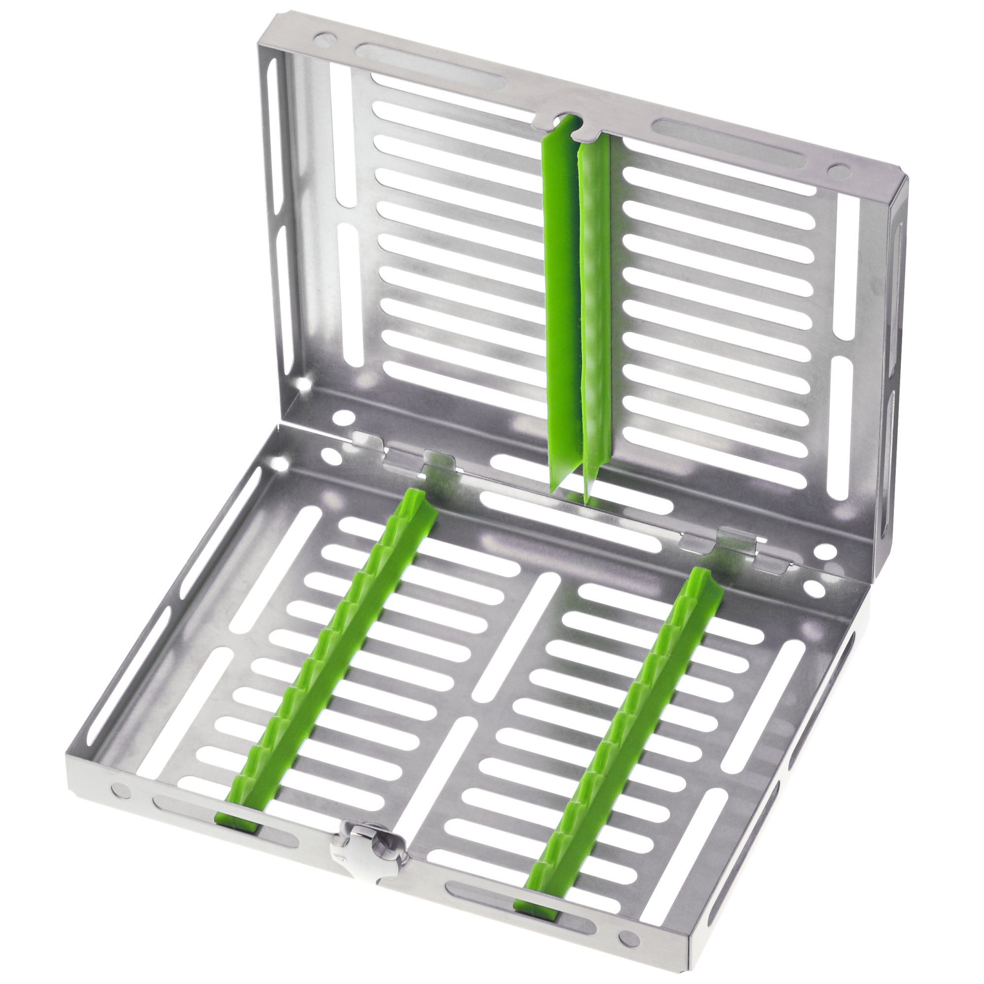 PLATEAU GAMMAFIX TRE VERT – Coricama srl, Sterilization Containers & Trays