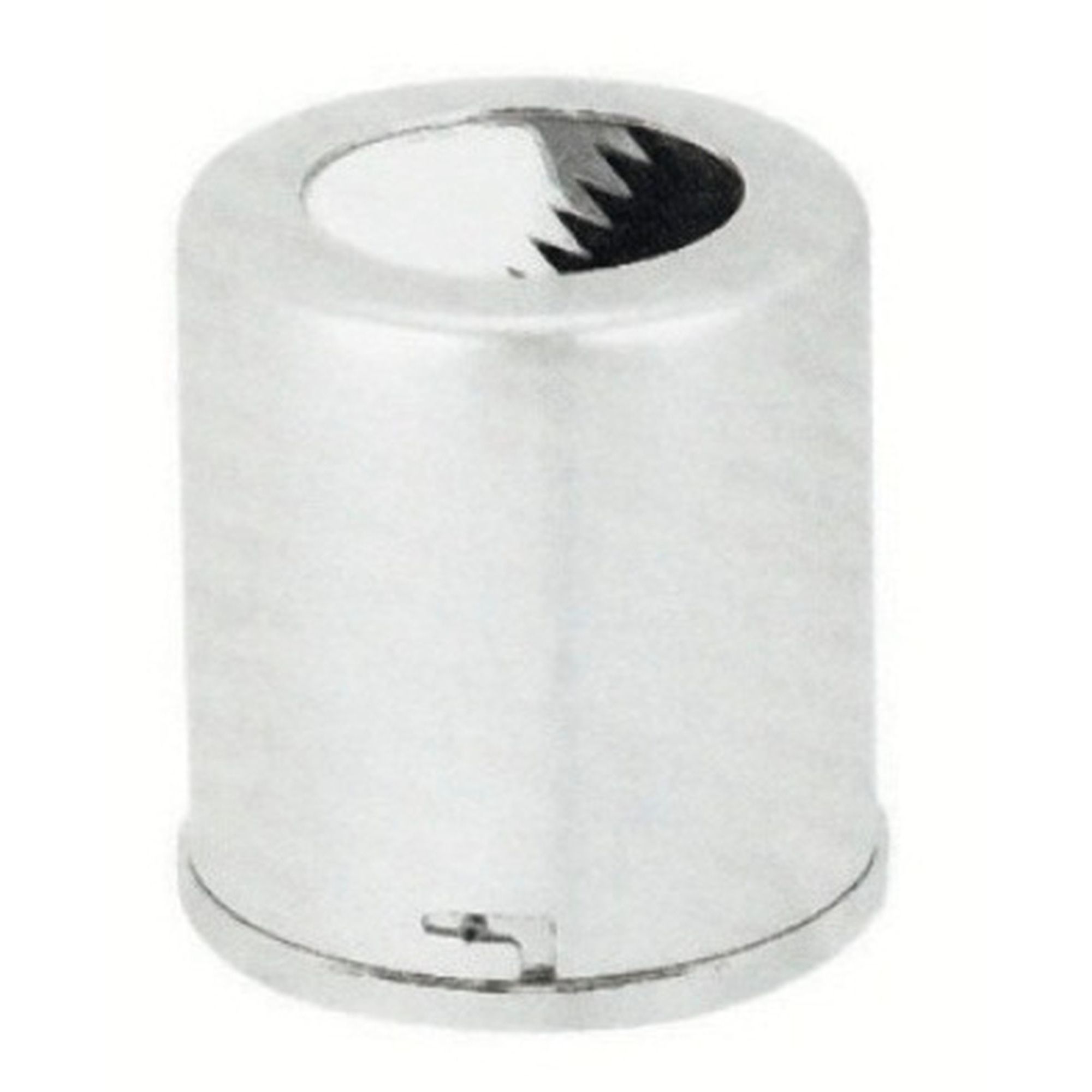 CONTENITEUR DE DÉCHETS ALUMINIUM ARGENT
