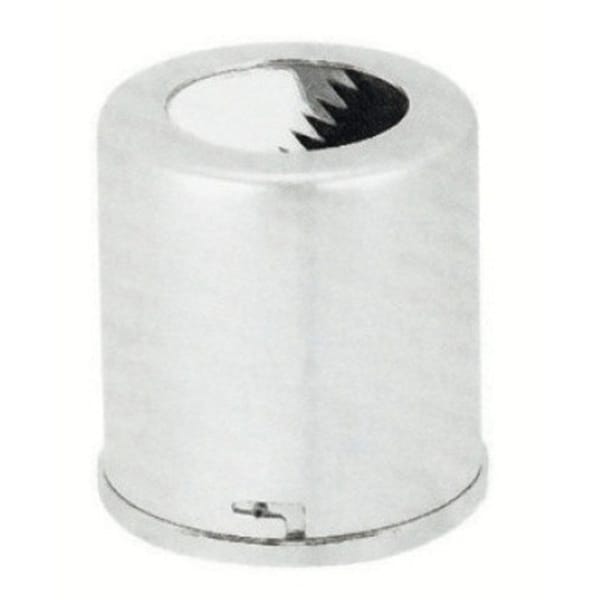CONTENITEUR DE DÉCHETS ALUMINIUM ARGENT