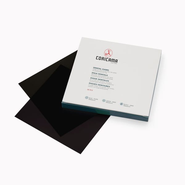 DIGUE DENTAIRE EN LATEX MOYENNE mm0.2 - NOIRE