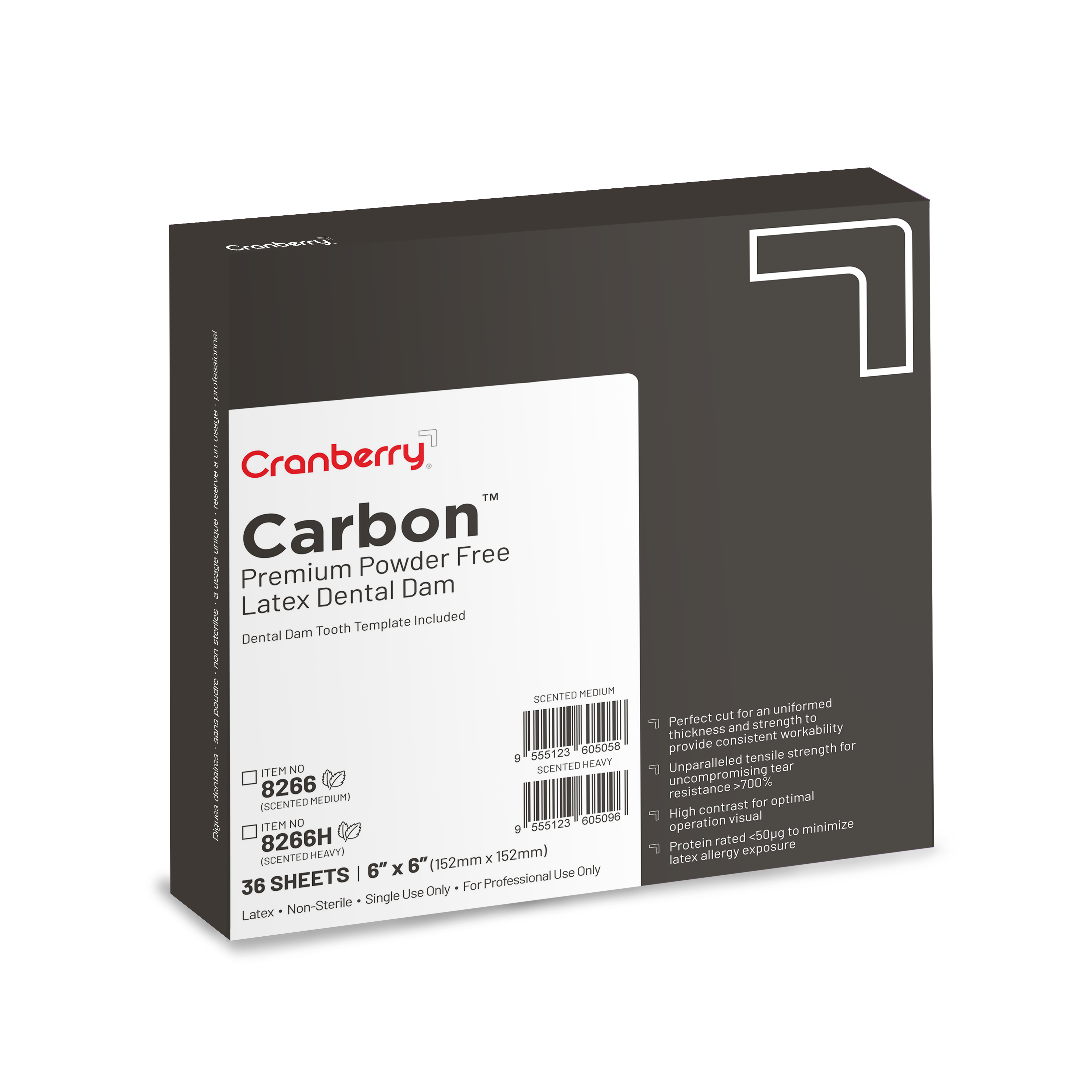 Carbon Smart Dam Latex puderfrei
