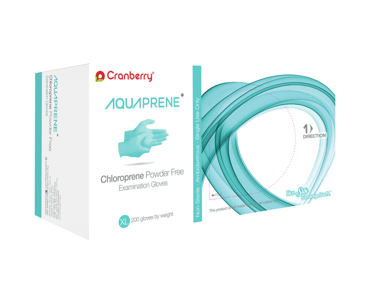 Aquaprene® Chloroprene Powder Free Examination Glove