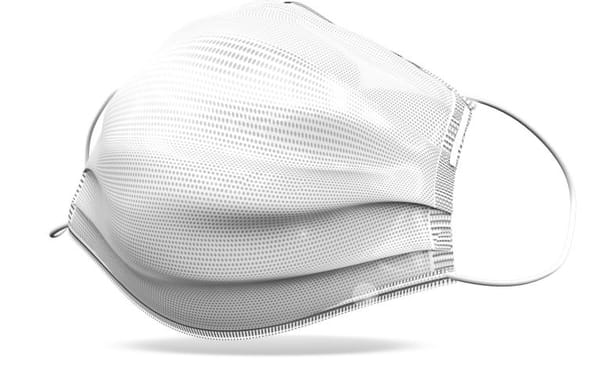 Repel Face Mask R2970SI Pearl/Silver