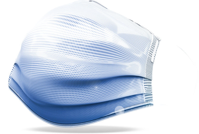 S3050 Blaue Mundschutzmaske mit Bindeband – Cranberry International Sdn Bhd, Mundschutz